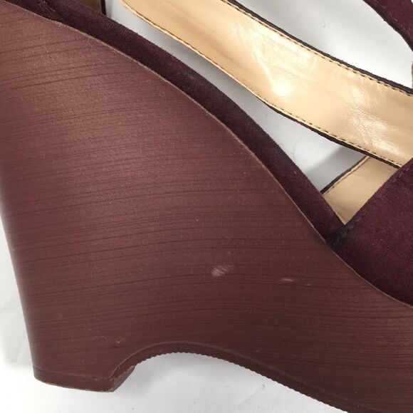 Nine West Mary Jo Platform wedge Sz 8 1/2 - Picture 9 of 13